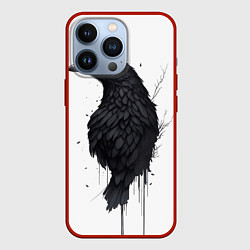 Чехол для iPhone 13 Pro Черный странник, цвет: 3D-красный