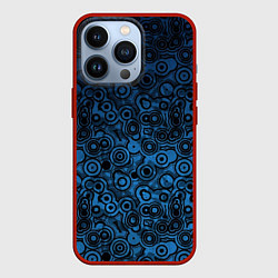 Чехол для iPhone 13 Pro Смешение молекул midjourney, цвет: 3D-красный
