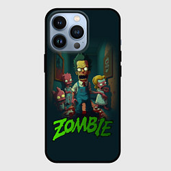 Чехол для iPhone 13 Pro Зомби Симпсоны, цвет: 3D-черный