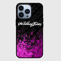 Чехол для iPhone 13 Pro Rolling Stones rock legends: символ сверху, цвет: 3D-черный