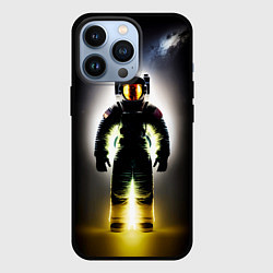 Чехол для iPhone 13 Pro Неоновый космонавт - нейросеть, цвет: 3D-черный
