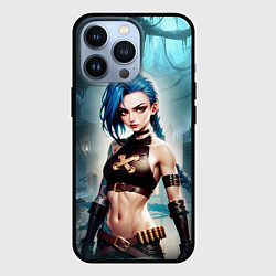 Чехол для iPhone 13 Pro Jinx arcane League of legends, цвет: 3D-черный