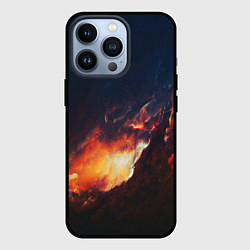 Чехол для iPhone 13 Pro Взрыв галактики, цвет: 3D-черный