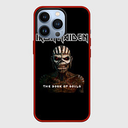 Чехол для iPhone 13 Pro Iron Maiden - the book of souls, цвет: 3D-красный