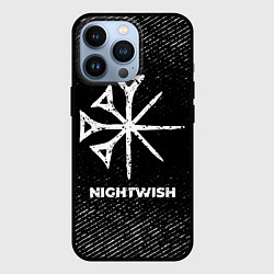 Чехол для iPhone 13 Pro Nightwish с потертостями на темном фоне, цвет: 3D-черный
