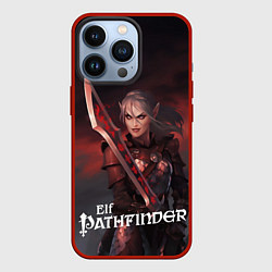 Чехол для iPhone 13 Pro Pathfinder elf, цвет: 3D-красный