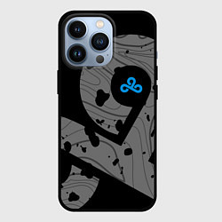 Чехол для iPhone 13 Pro Форма Cloud 9 black, цвет: 3D-черный