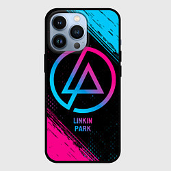 Чехол для iPhone 13 Pro Linkin Park - neon gradient, цвет: 3D-черный