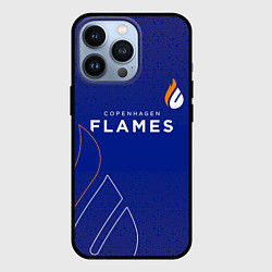 Чехол для iPhone 13 Pro Форма Copenhagen Flames, цвет: 3D-черный