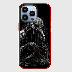 Чехол для iPhone 13 Pro Slipknot - Stay and bleeding, цвет: 3D-красный