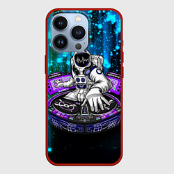 Чехол для iPhone 13 Pro Space DJ - neon starfall, цвет: 3D-красный