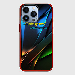 Чехол iPhone 13 Pro Cyberpunk 2077 phantom liberty logo