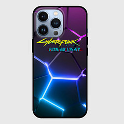 Чехол для iPhone 13 Pro Cyberpunk 2077 phantom liberty neon, цвет: 3D-черный