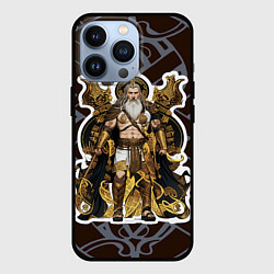 Чехол для iPhone 13 Pro Бог Один повелитель древних славян, цвет: 3D-черный