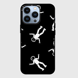 Чехол для iPhone 13 Pro День космонавтики, цвет: 3D-черный