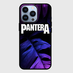 Чехол для iPhone 13 Pro Pantera neon monstera, цвет: 3D-черный