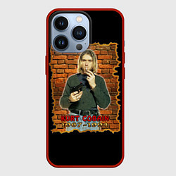 Чехол для iPhone 13 Pro Kurt Cobain 1967 - 1994, цвет: 3D-красный