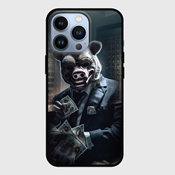 Чехол для iPhone 13 Pro Payday 3 animal mask, цвет: 3D-черный