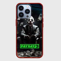 Чехол для iPhone 13 Pro Payday 3 game, цвет: 3D-красный