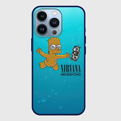 Чехол для iPhone 13 Pro Nirvana - Simpson, цвет: 3D-тёмно-синий