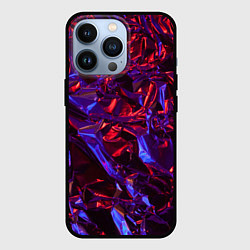 Чехол для iPhone 13 Pro Текстура кристалла, цвет: 3D-черный