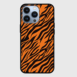 Чехол для iPhone 13 Pro Полоски тигра - tiger, цвет: 3D-черный