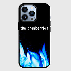 Чехол для iPhone 13 Pro The Cranberries blue fire, цвет: 3D-черный