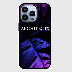 Чехол для iPhone 13 Pro Architects neon monstera, цвет: 3D-черный