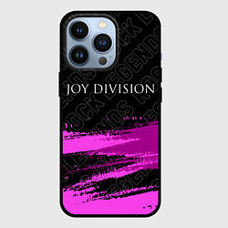 Чехол для iPhone 13 Pro Joy Division rock legends: символ сверху, цвет: 3D-черный
