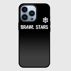 Чехол iPhone 13 Pro Brawl Stars glitch на темном фоне: символ сверху