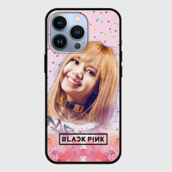 Чехол для iPhone 13 Pro Lisa kpop, цвет: 3D-черный