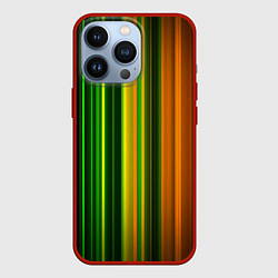 Чехол для iPhone 13 Pro Звуковой спектр, цвет: 3D-красный