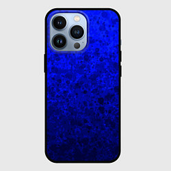 Чехол для iPhone 13 Pro Абстракция ультрамарин, цвет: 3D-черный
