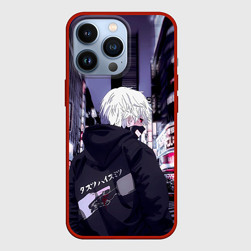 Чехол iPhone 13 Pro Kaneki Ken / 3D-Красный – фото 1