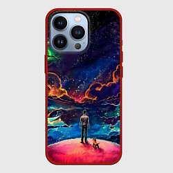 Чехол для iPhone 13 Pro Вершина мира, цвет: 3D-красный