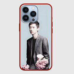 Чехол для iPhone 13 Pro Chanyeol, цвет: 3D-красный