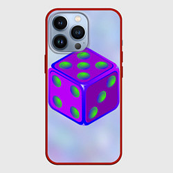 Чехол для iPhone 13 Pro Игральный кубик, цвет: 3D-красный