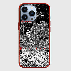 Чехол для iPhone 13 Pro Sodom Partisan, цвет: 3D-красный