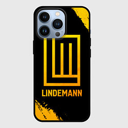 Чехол для iPhone 13 Pro Lindemann - gold gradient, цвет: 3D-черный