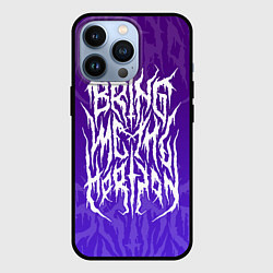 Чехол для iPhone 13 Pro Bring Me The Horizon Lettering, цвет: 3D-черный