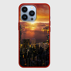 Чехол для iPhone 13 Pro Китай - Гон конг, цвет: 3D-красный
