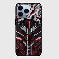 Чехол iPhone 13 Pro Красная кибер броня
