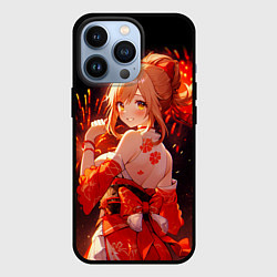 Чехол для iPhone 13 Pro Ёимия - фейервеки, цвет: 3D-черный