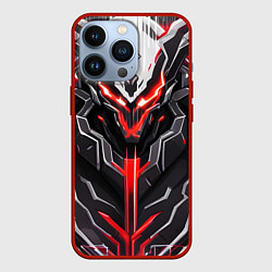 Чехол iPhone 13 Pro Кибер демон красный