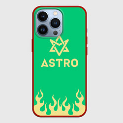Чехол для iPhone 13 Pro Astro fire, цвет: 3D-красный