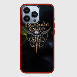 Чехол для iPhone 13 Pro Baldurs Gate 3 logo dark green, цвет: 3D-красный