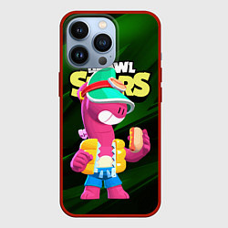 Чехол iPhone 13 Pro Doug Brawl stars dark green