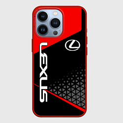 Чехол для iPhone 13 Pro Lexus - red sportwear, цвет: 3D-красный