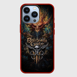 Чехол для iPhone 13 Pro Baldurs Gate 3 demon, цвет: 3D-красный