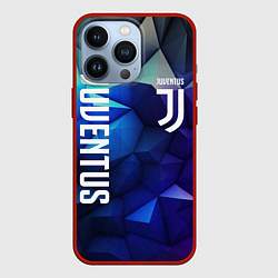 Чехол для iPhone 13 Pro Juventus logo blue, цвет: 3D-красный